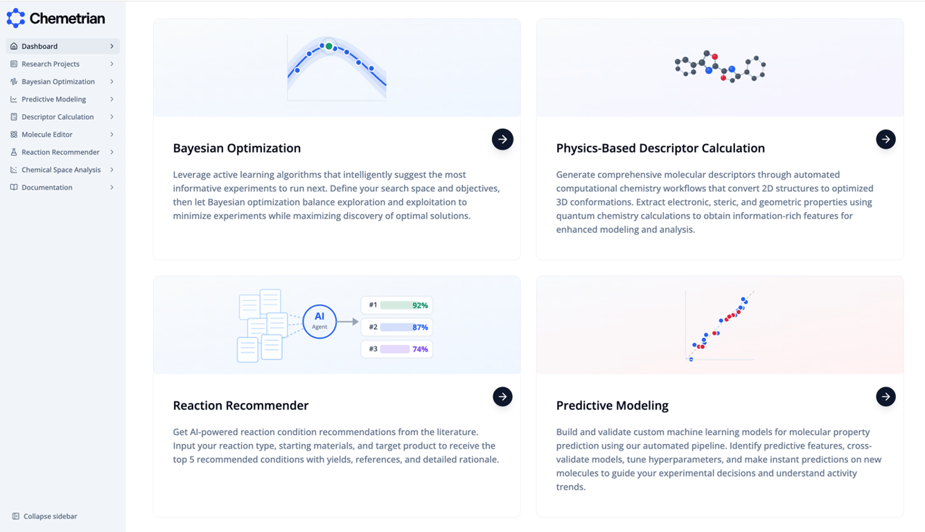 Reaction Recommender tool overview
