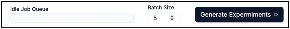 Batch Size Selection Interface