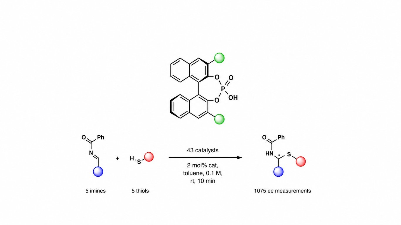 Enantioselective N,S-acetal formation dataset