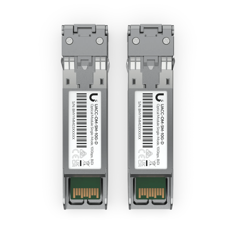 Ubiquiti 10G SINGLE-MODE OPTICAL MODULE (2PK) 10G / 單模 SFP+ / 2入 光纖模組