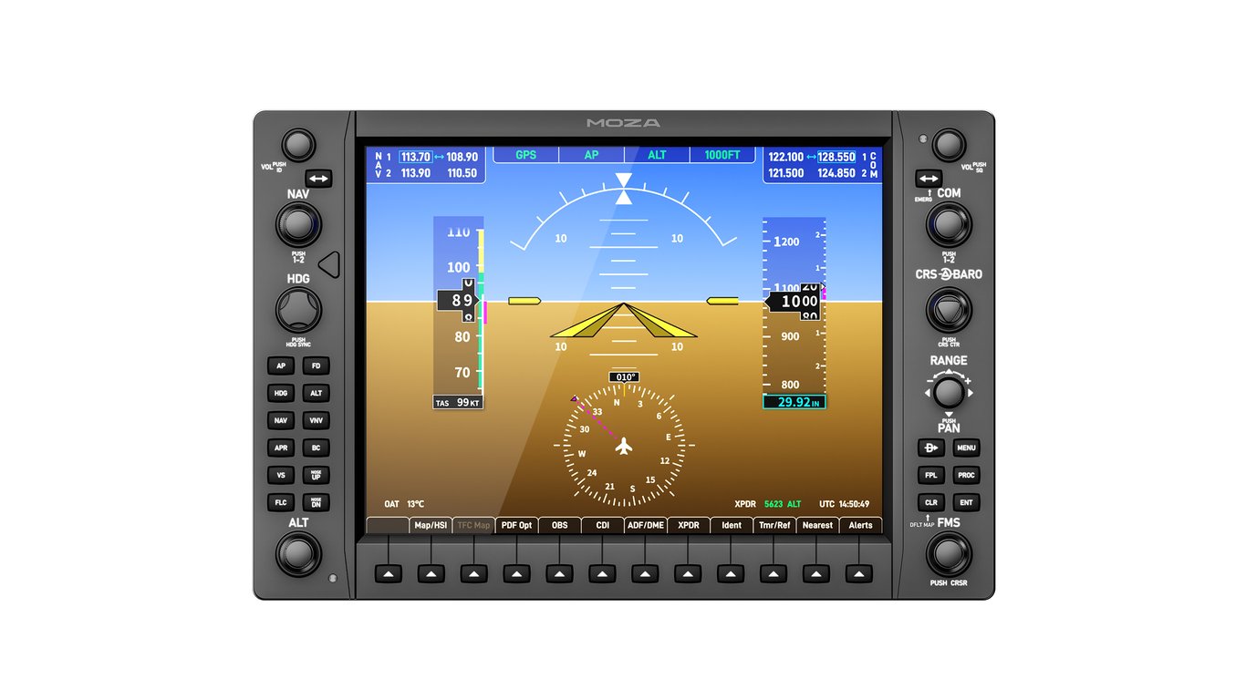 MOZA Flight MGX1000 飛行儀錶