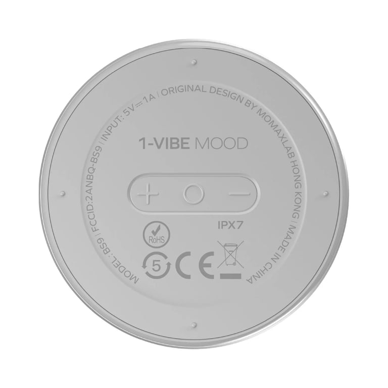 MOMAX 1-Vibe Mood 磁吸無線音箱(BS9)(銀色)