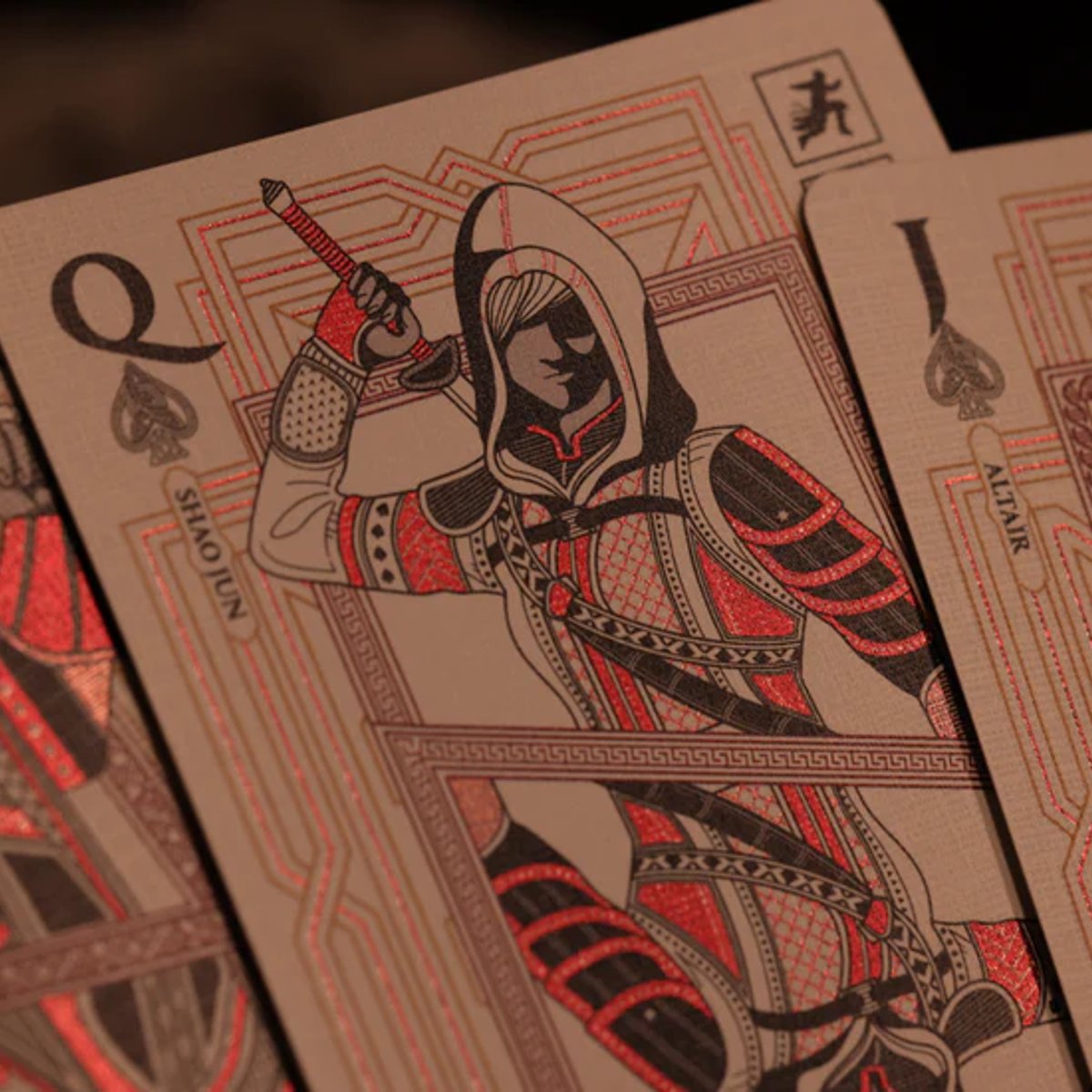 Room One Cards《Assassins Creed Legacy Ver. II》Playing Cards 啤牌(Garnet Hidden Blade Edition)
