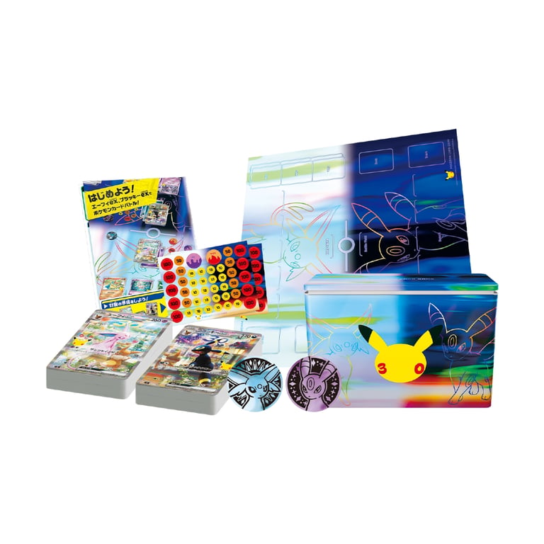 【日版】Pokemon TCG 寶可夢卡牌遊戲 日文版 MEGA超級進化(30th CELEBRATION-伊貝高級卡組套裝-1盒)
