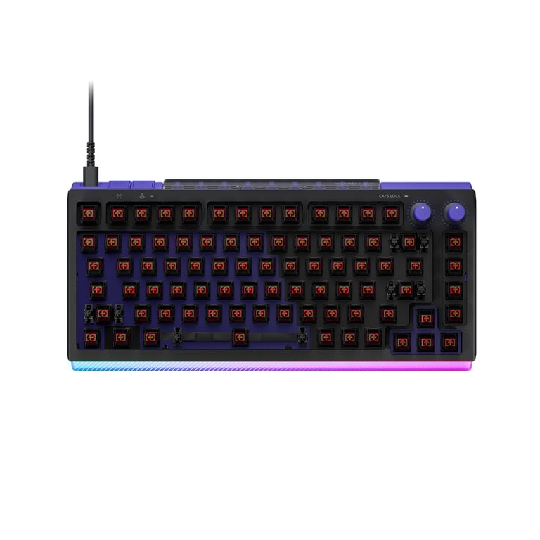 LogitechG G512 X 75 類比機械雙軸有線電競鍵盤(75鍵-線性軸-黑色)