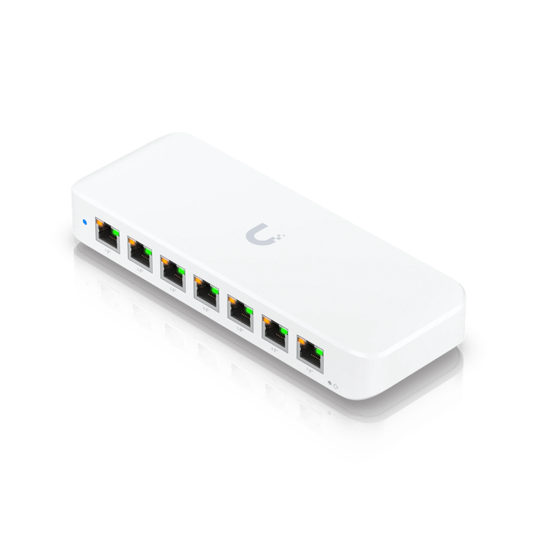 Ubiquiti UniFi Ultra 8-Port 1GbE / Versatile PoE 超薄型交換機