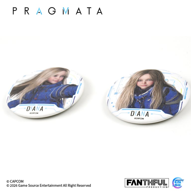 Fanthful《人機迷網》Pragmata 周邊(馬口鐵徽章套裝(2枚/套))