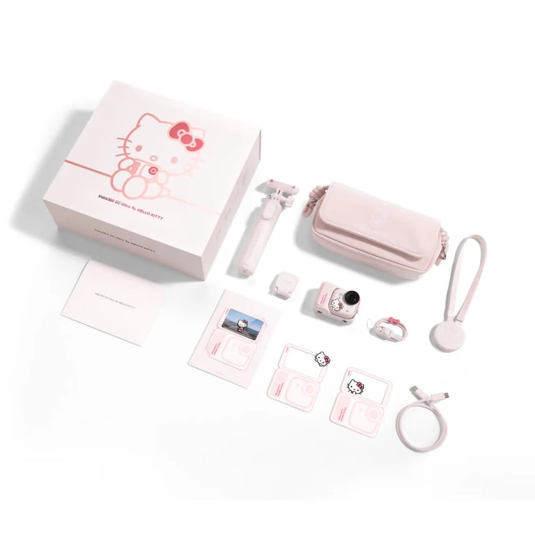Insta360 Go Ultra 4K 便攜第一人稱運動/生活相機(Hello Kitty 聯名限定套裝)