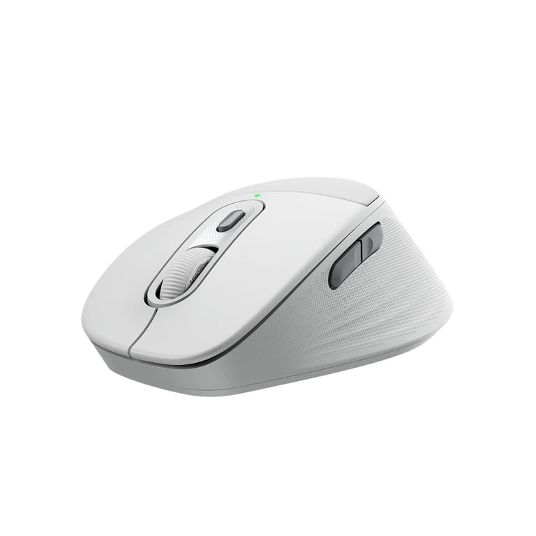 Logitech M850L 多工舒適無線滑鼠(大手版-珍珠白)