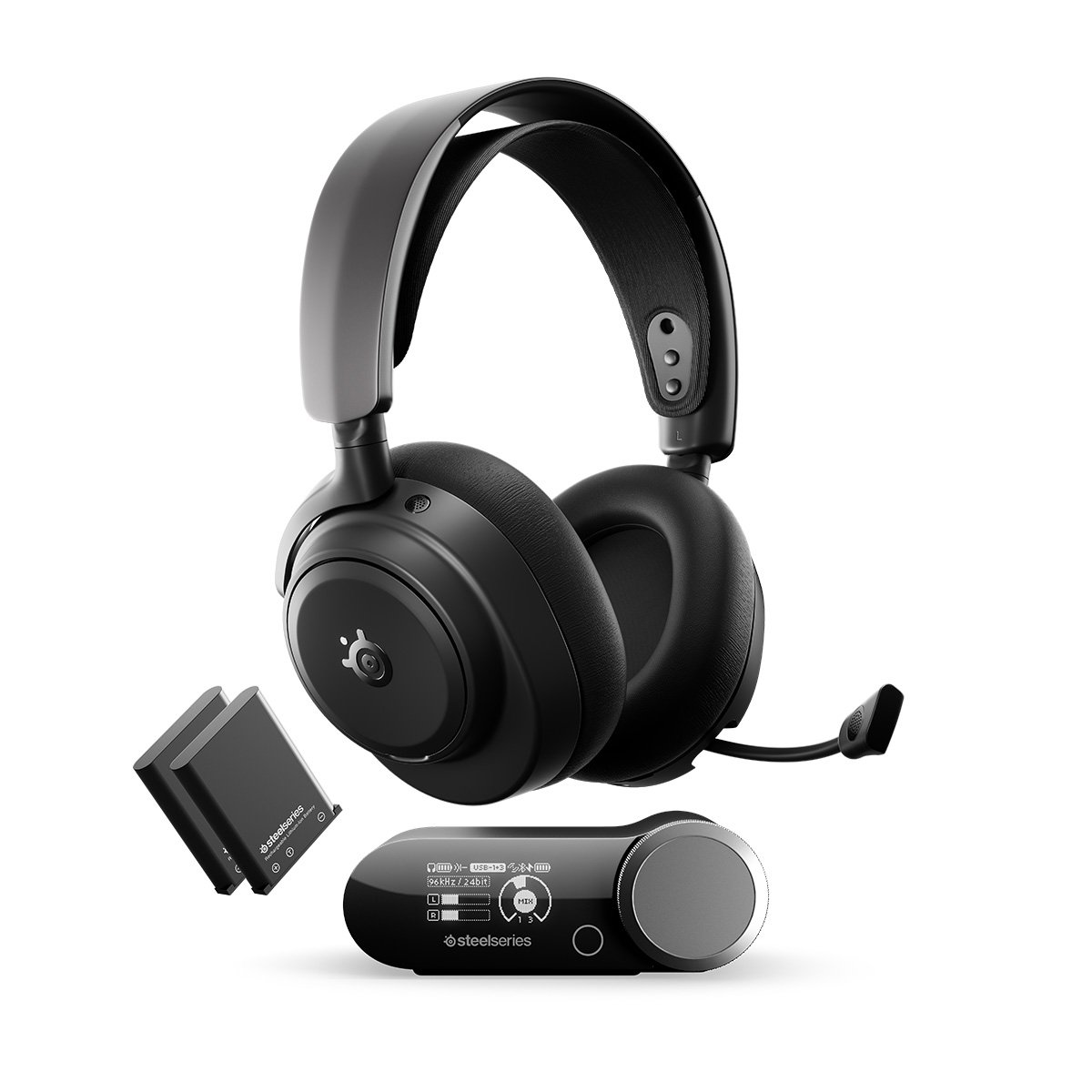 SteelSeries Arctis Nova Pro Omni ANC主動降噪 無線遊戲耳機(61721)(黑色)