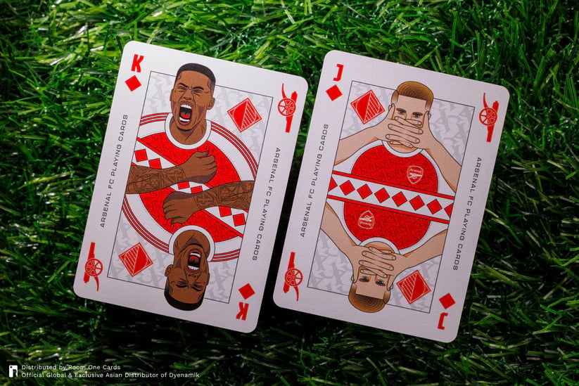 Room One Cards《Arsenal FC》Playing Cards 啤牌(Home)