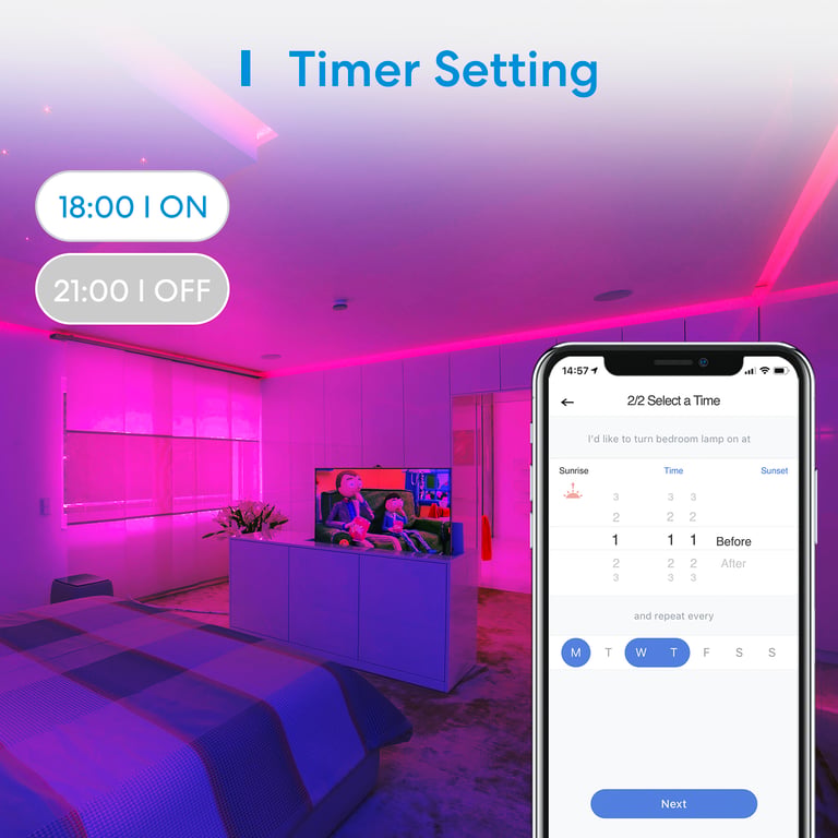 Meross MSL320 PRO Wi-Fi LED 智能燈帶 (5米)