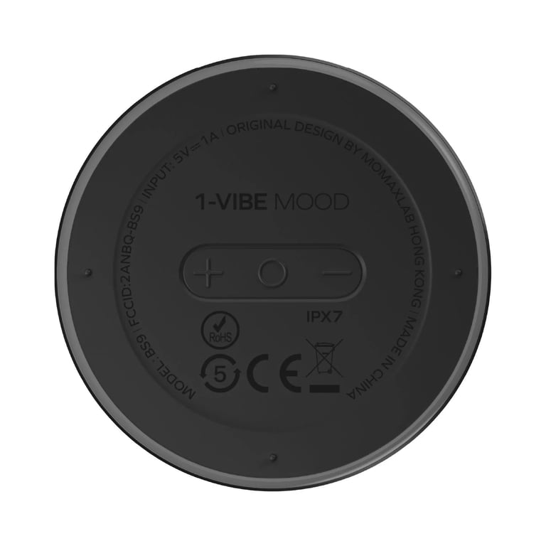 MOMAX 1-Vibe Mood 磁吸無線音箱(BS9)(黑色)