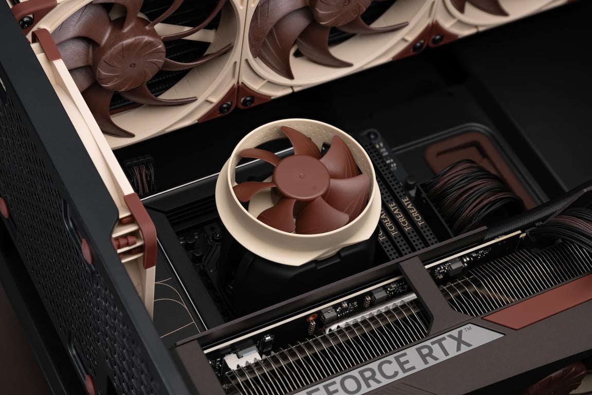 Noctua NF-ACF1 80mm 輔助冷卻風扇(Noctua液冷頭用)(Auxiliary)