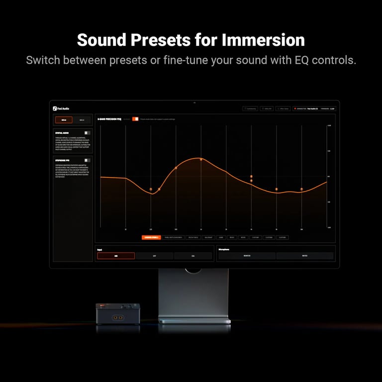 Fosi Audio C3 Al-Powered 遊戲音效卡+AMP+DAC