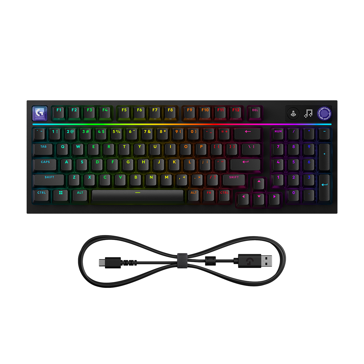 Logitech G316 X 98 8kHz 有線機械電競鍵盤(Tactile-觸感軸-黑色)