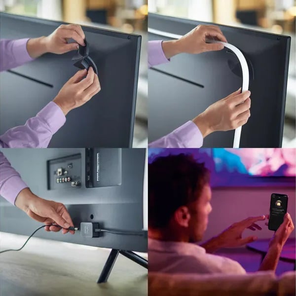 Philips Hue Play 65 吋漸變全彩情境燈帶 (電視適用)