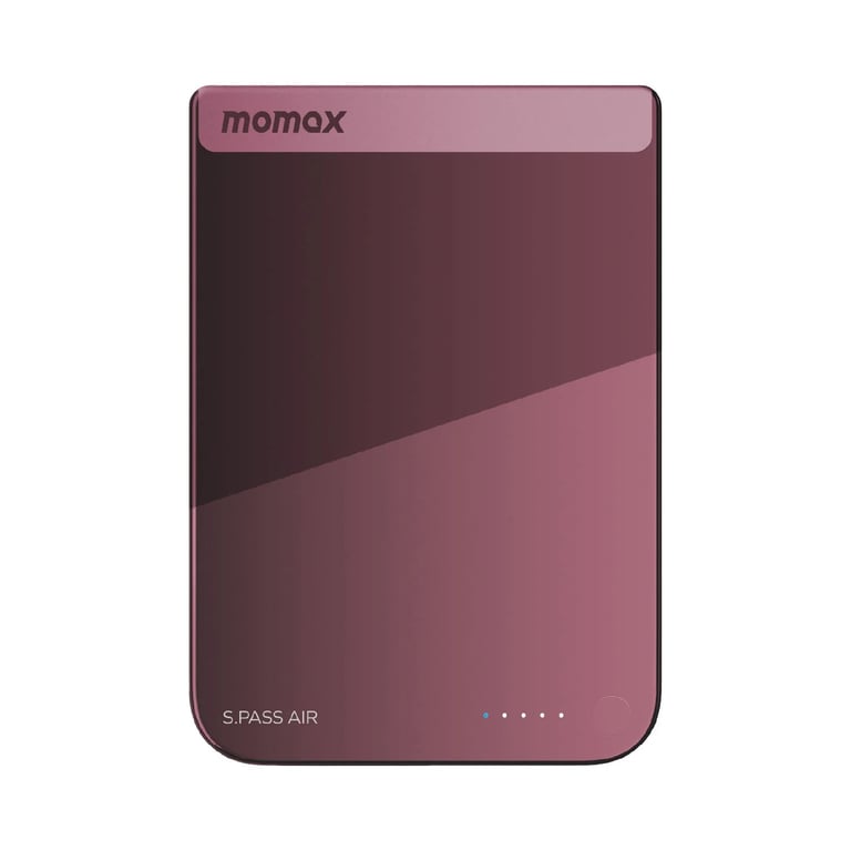 MOMAX 1-Power S.Pass Air 5000mAh 超薄磁吸流動電源(IP180)(紅色)