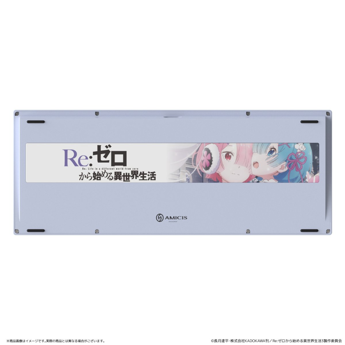 AMICIS ✕ 《Re:從零開始的異世界生活》80HE 磁軸遊戲鍵盤(拉姆蕾姆Ver. - JIS配列)