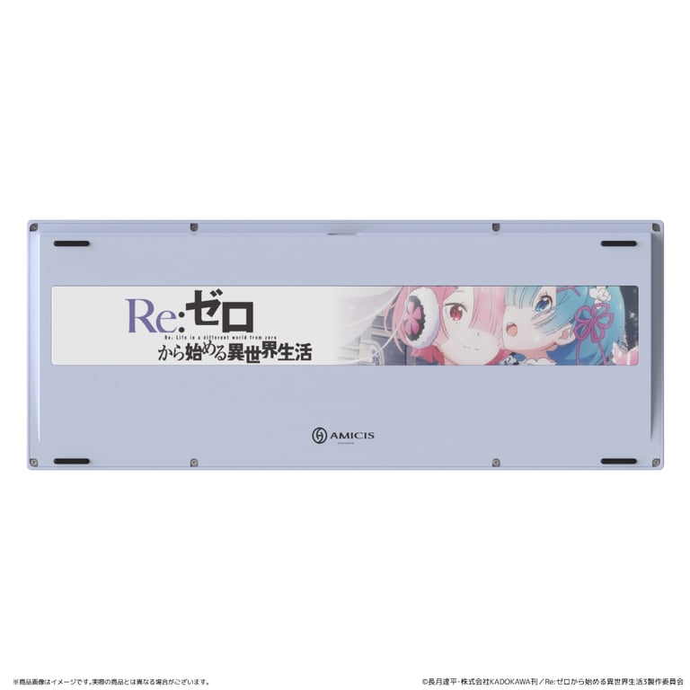 AMICIS ✕ 《Re:從零開始的異世界生活》80HE 磁軸遊戲鍵盤(拉姆蕾姆Ver. - JIS配列)