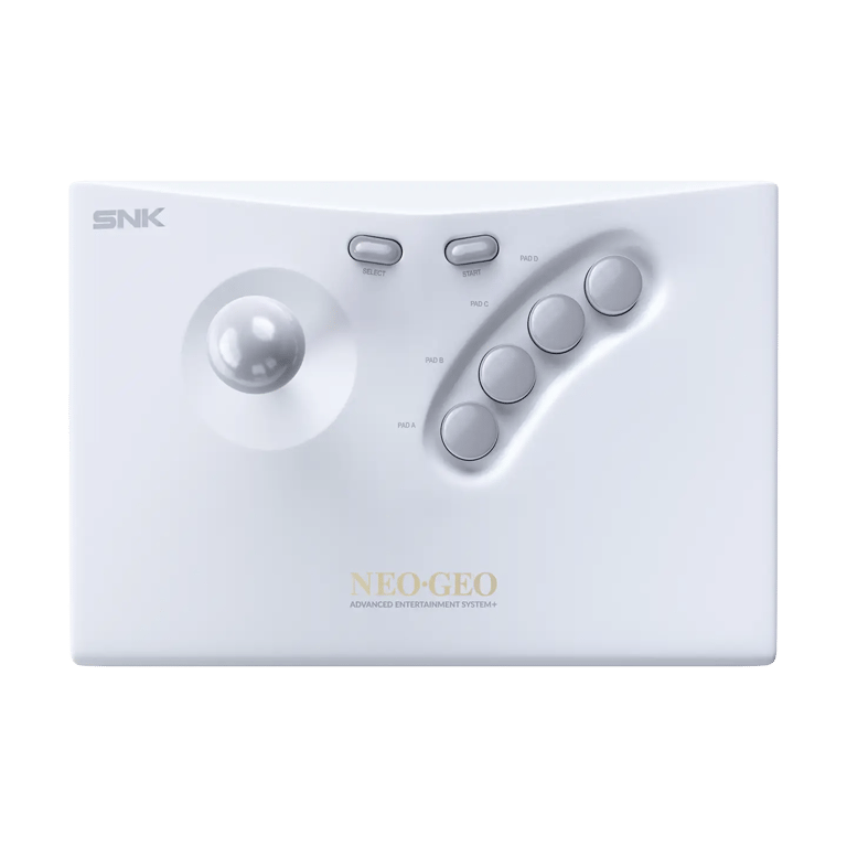 NEOGEO AES+ 無線街機搖桿 - 香港行貨(白色)