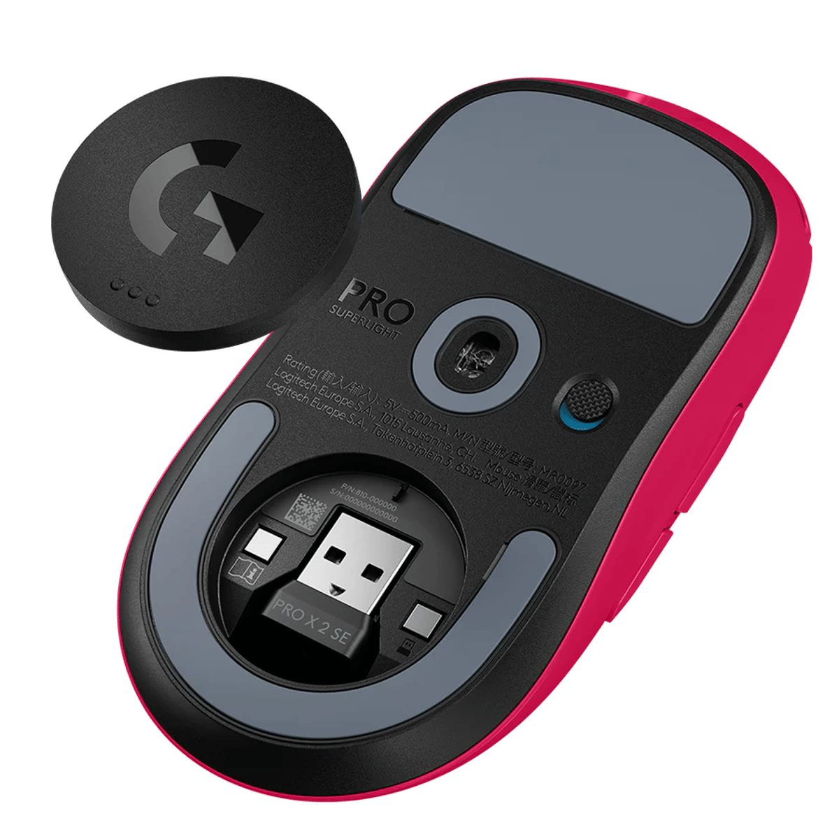Logitech G PRO X SUPERLIGHT 2 SE 無線輕量化電競滑鼠(SE版-桃紅色)