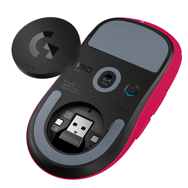 LogitechG PRO X SUPERLIGHT 2 SE 無線輕量化電競滑鼠(SE版-桃紅色)