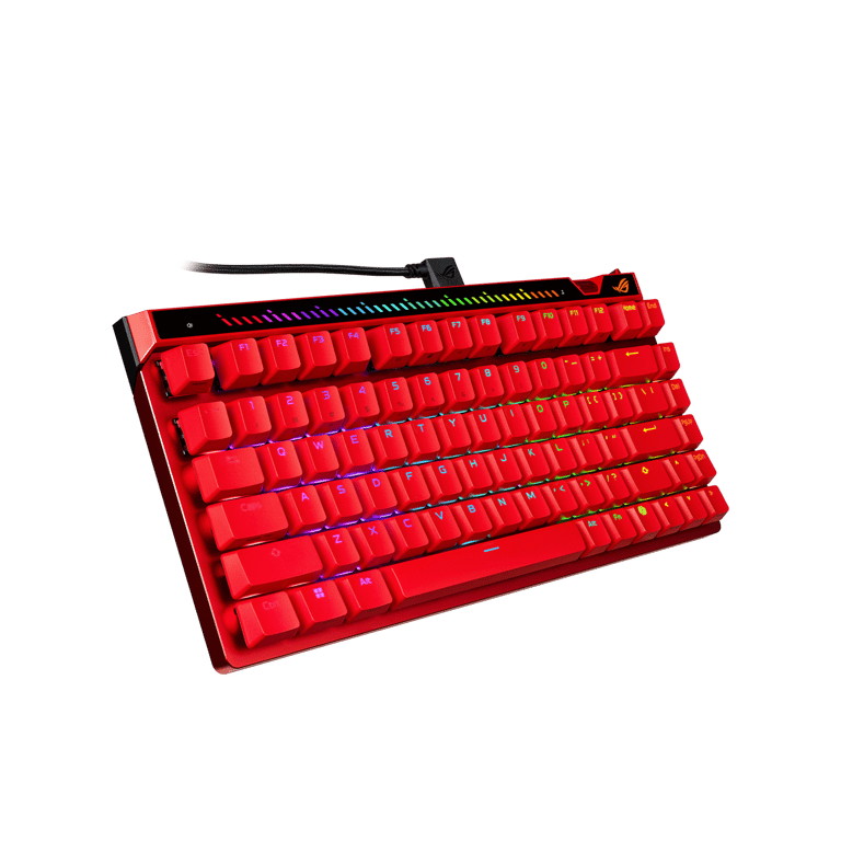 ASUS ROG Falchion Ace 75 HE 有線磁軸遊戲鍵盤(Lava Red-V2磁軸)