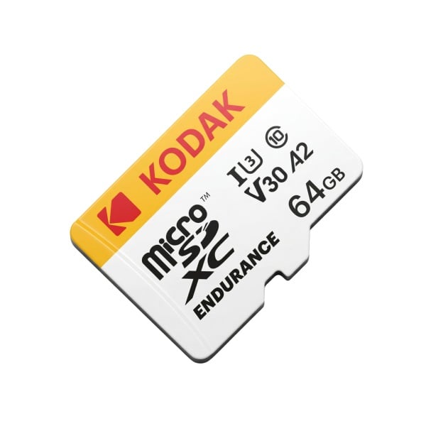 Kodak 柯達 V30 Endurance系列 UHS-I U3 V30 microSD 記憶卡 w/Adapater(64GB)