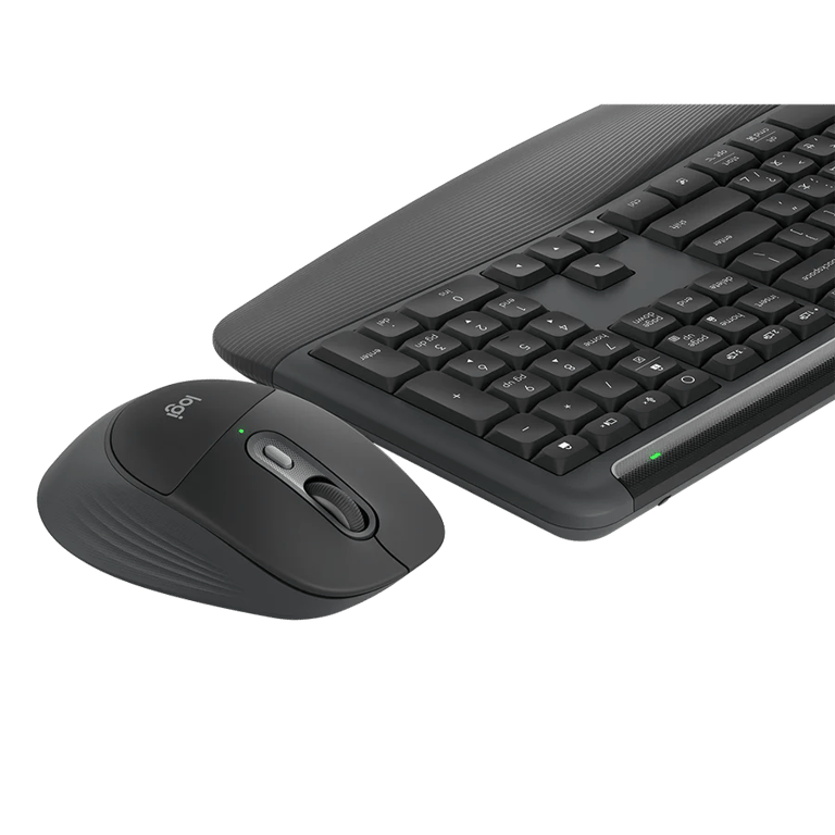 Logitech MK880 多工舒適無線鍵盤滑鼠組(石墨灰 (中文注音版))