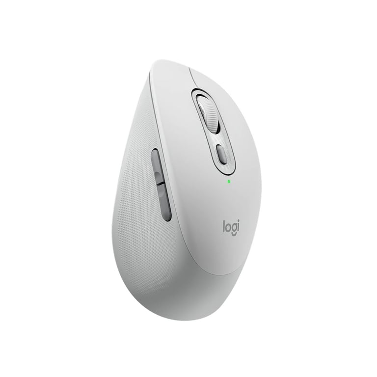 Logitech M840L 多工靜音無線滑鼠(大手版-珍珠白)