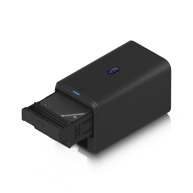 Ubiquiti UniFi UNAS-2-B Dual-bay / 2.5GbE / 黑色 網路儲存伺服器 (NAS)(黑色)