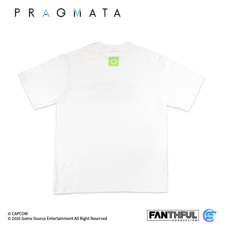 Fanthful《人機迷網》Pragmata 純棉T-Shirt(XXXL-白色)