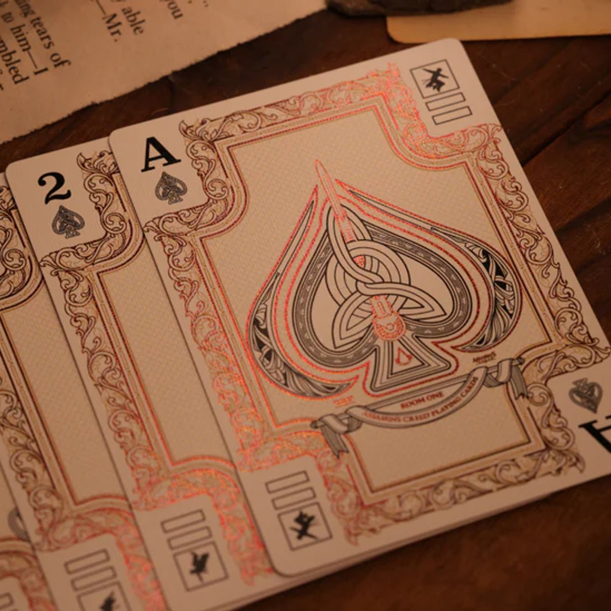 Room One Cards《Assassins Creed Legacy Ver. II》Playing Cards 啤牌(Garnet Signature Edition)
