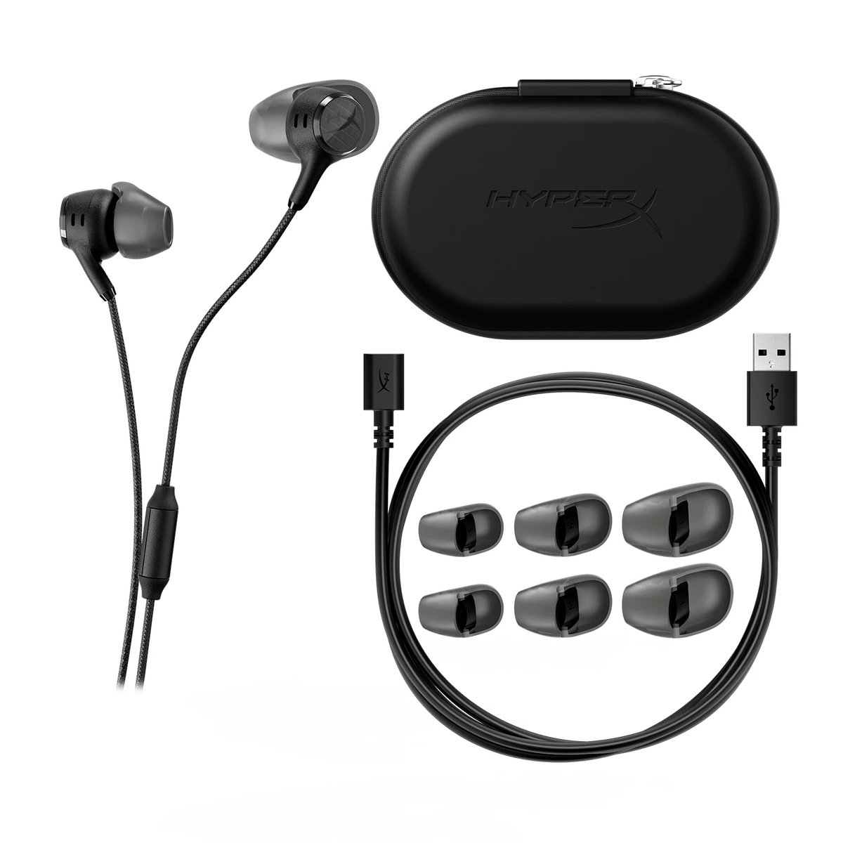 HyperX Cloud Earbuds 3 S 有線入耳式遊戲耳機(Type-C-黑色)