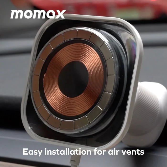 MOMAX 1-Charge Flow 無線車用充電支架(CM29)(白色)