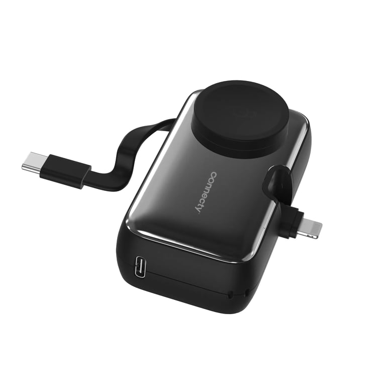 Connecty PowerTrio 5000mAh 四合一流動電源(黑色)