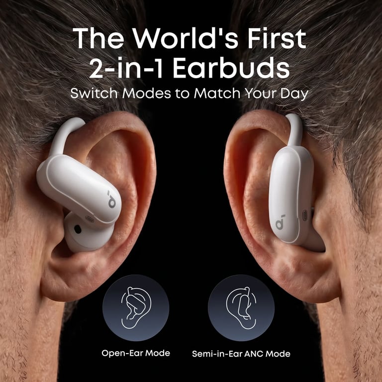 Anker Soundcore AeroFit 2 Pro 開放式氣導運動無線藍牙耳機 (A3875)(白色)