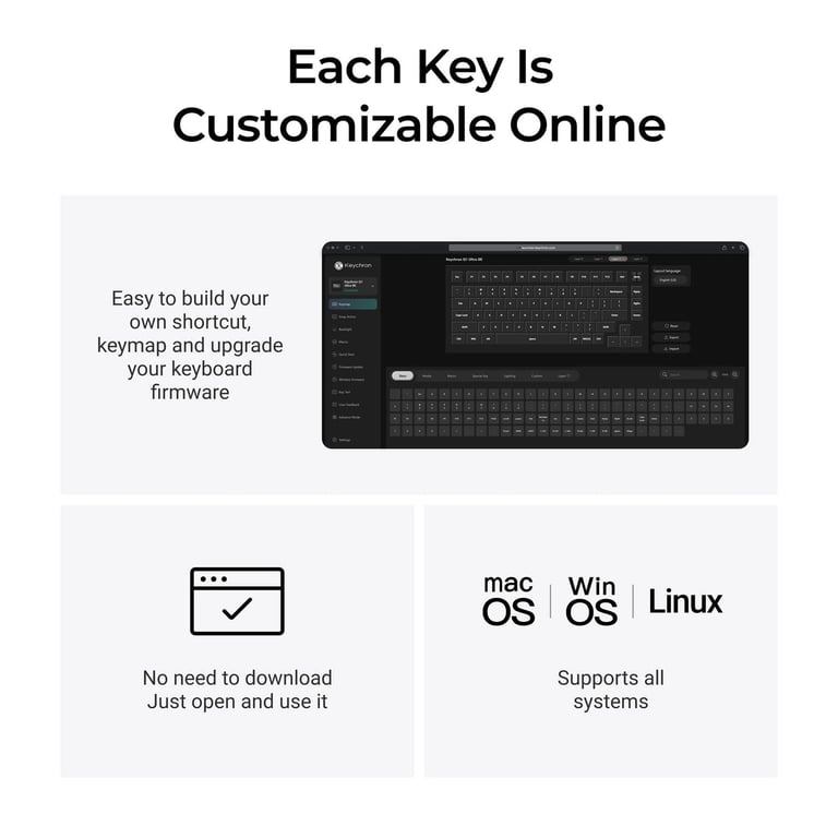 Keychron Q1 Ultra 8K (Q1U-P4) ZMK 75% 全鋁殼三模無線機械鍵盤(貝殼白-Gateron Jupiter 香蕉軸)