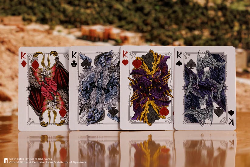 Room One Cards《Monster Hunter》Playing Cards 啤牌(Red)
