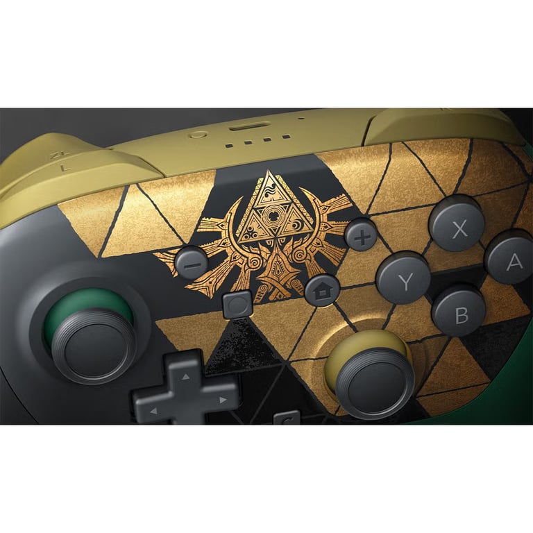 Nintendo Switch 2 Pro 控制器(連展示底座)(薩爾達傳說時之笛 40週年紀念版)