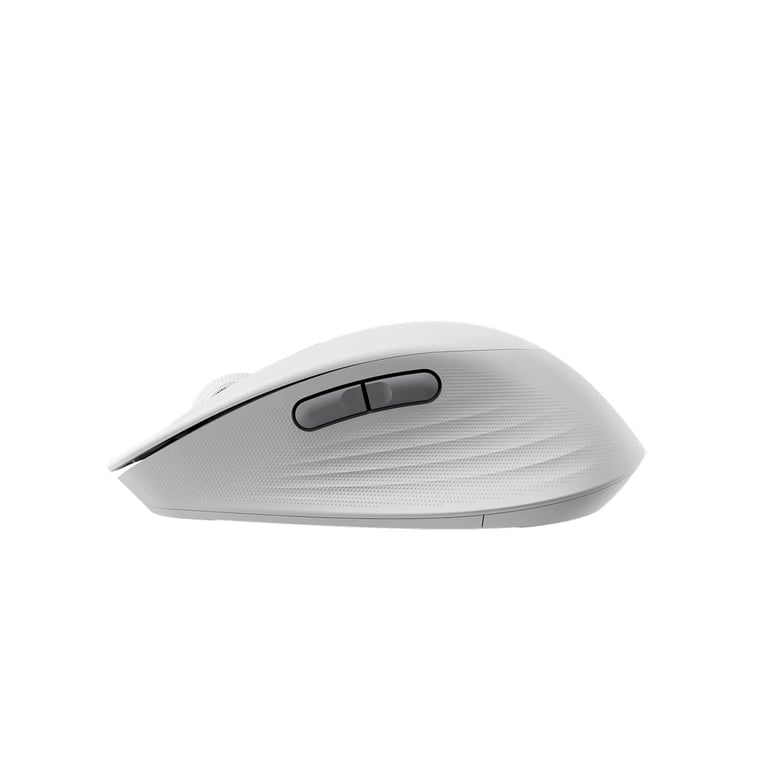 Logitech M840L 多工靜音無線滑鼠(大手版-珍珠白)