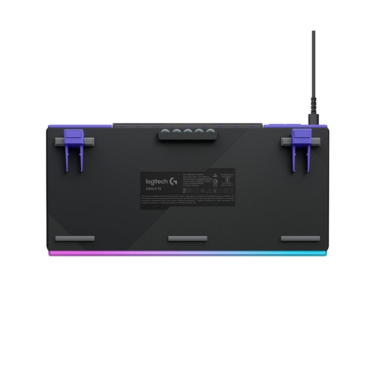 LogitechG G512 X 75 類比機械雙軸有線電競鍵盤(75鍵-觸感軸-黑色)
