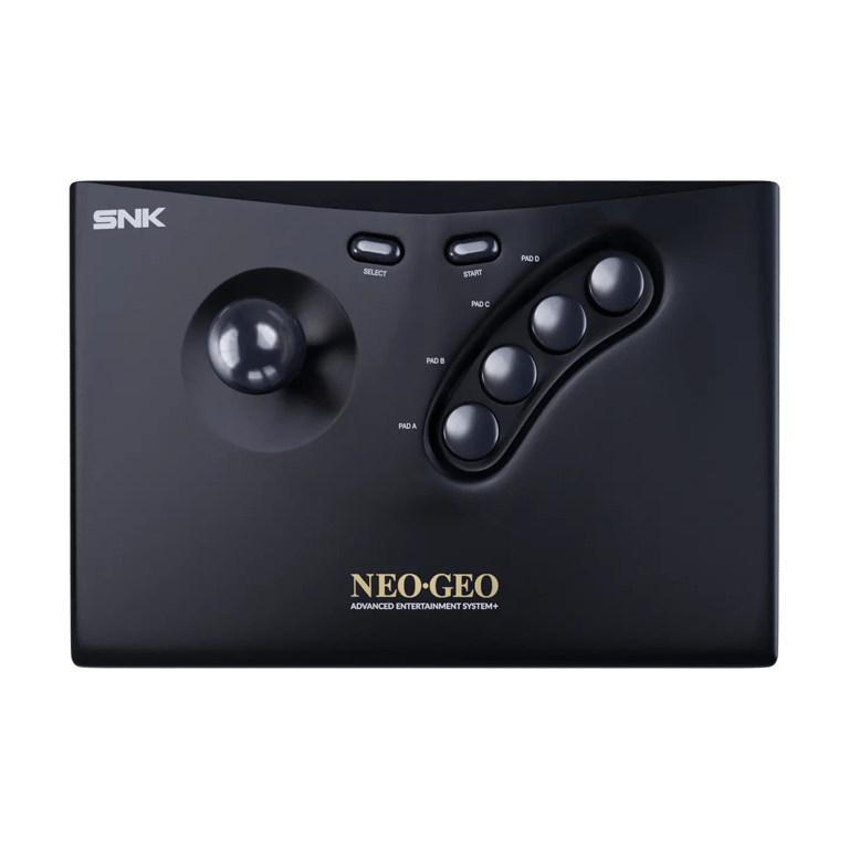NEOGEO AES+ 無線街機搖桿 - 香港行貨(經典黑)