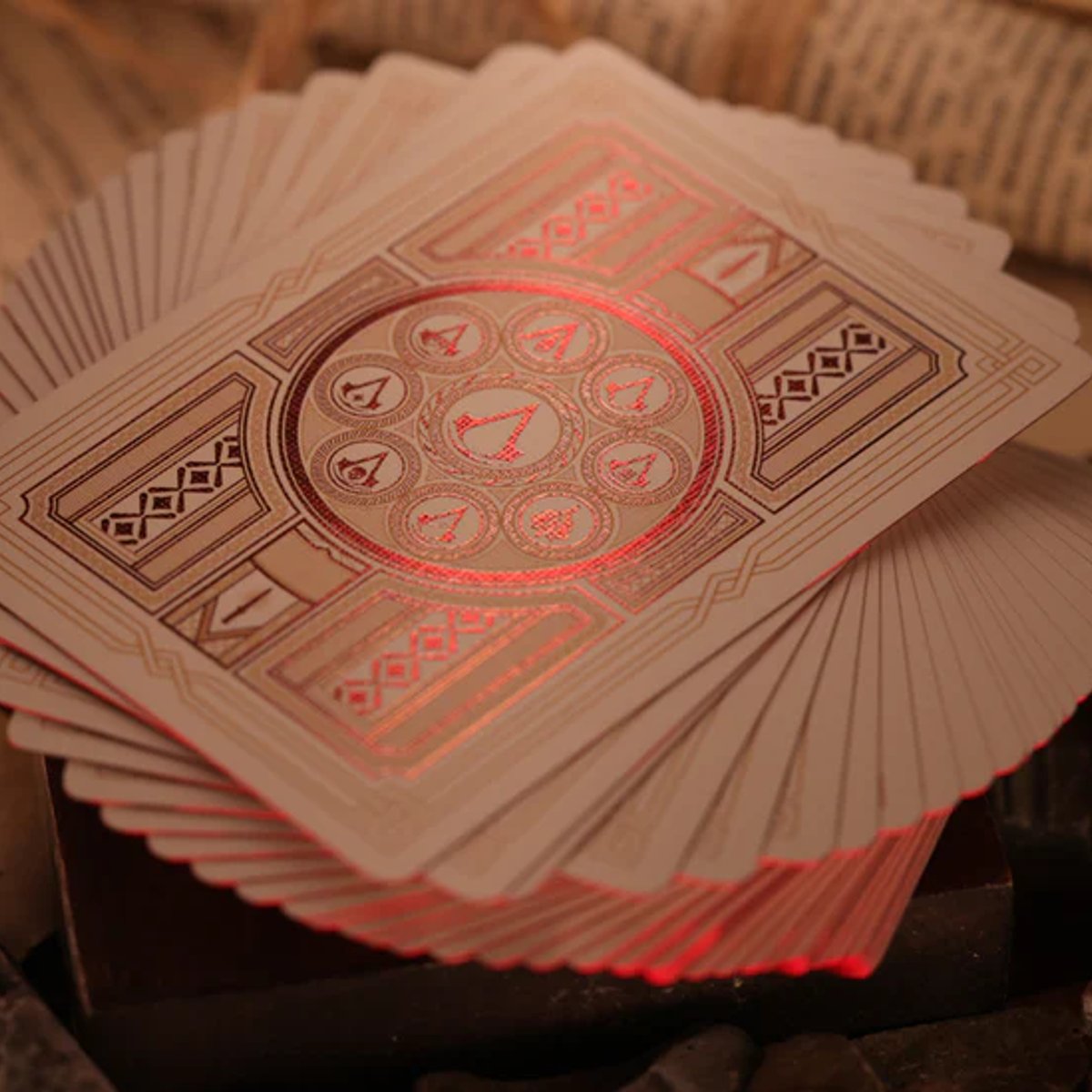 Room One Cards《Assassins Creed Legacy Ver. II》Playing Cards 啤牌(Garnet Signature Edition)