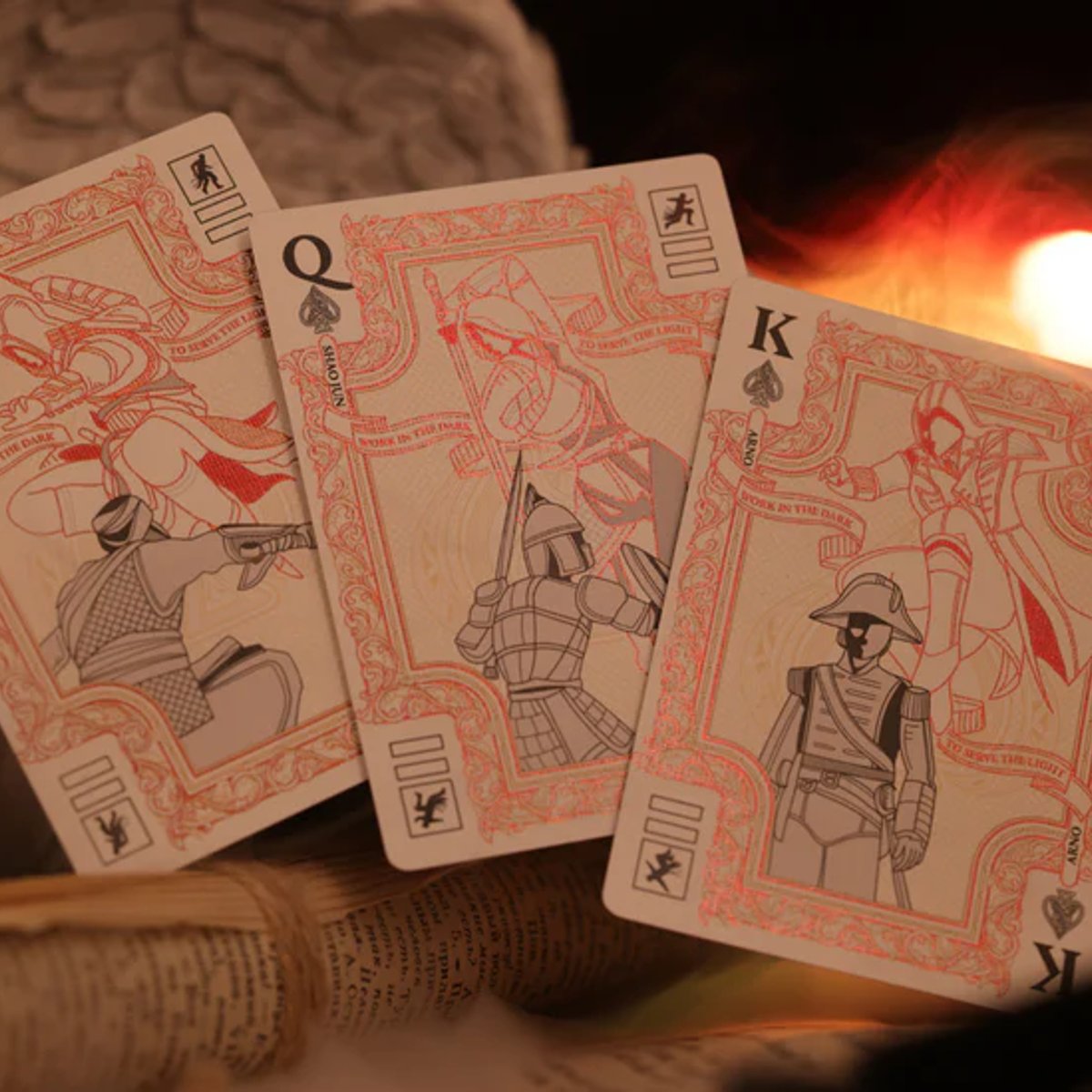 Room One Cards《Assassins Creed Legacy Ver. II》Playing Cards 啤牌(Garnet Signature Edition)