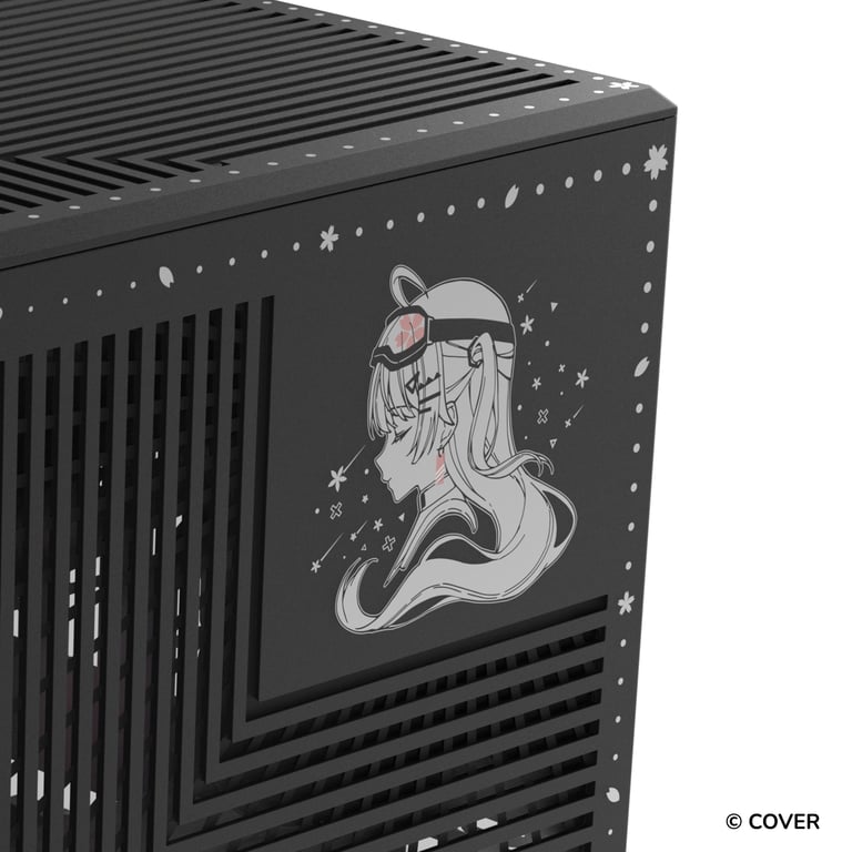 HYTE Y70 Sakura Miko 櫻巫女 雙腔中塔式 ATX機箱(黑色)