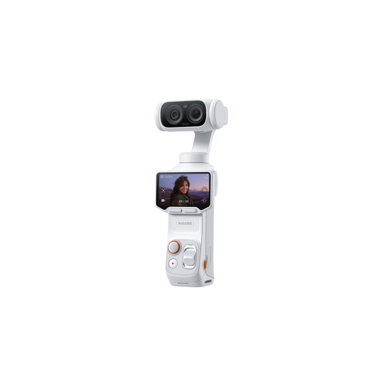 Insta360 Luna Ultra 三軸 8K 徠卡雙鏡頭旗艦雲台相機(標準套裝-月光白)
