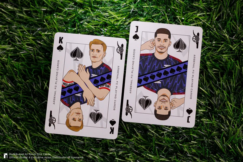 Room One Cards《Arsenal FC》Playing Cards 啤牌(Away)