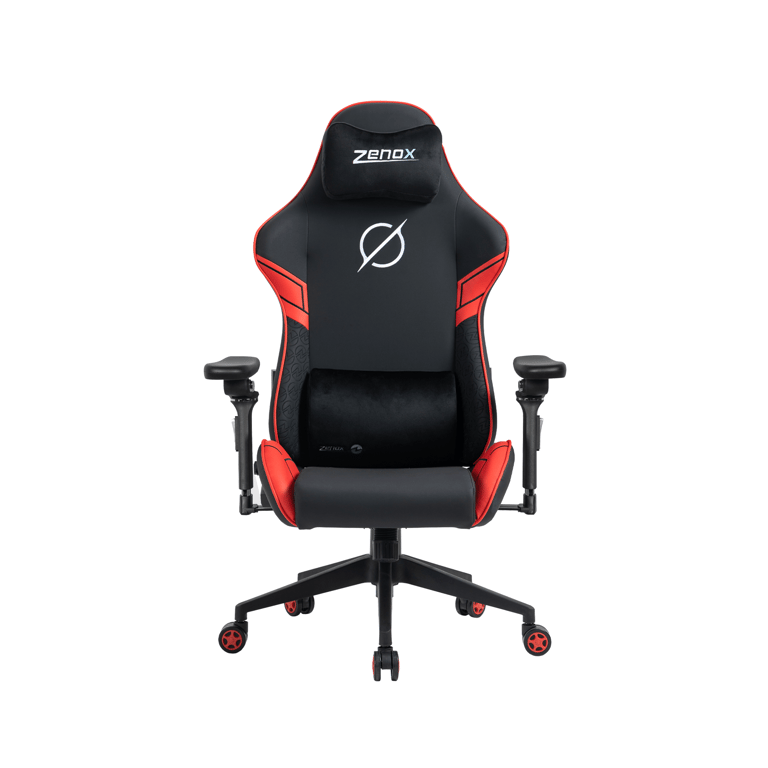 C255D Zenox Saturn MK-2 人體工學高背電競椅(5D 扶手)(Leather/Red)